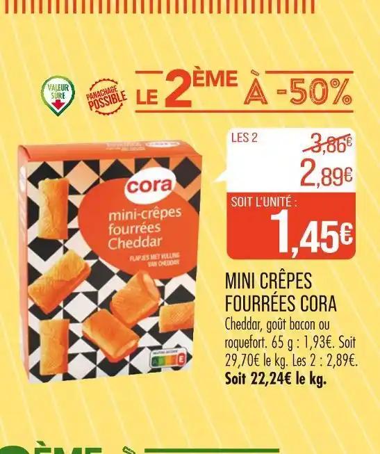 CORA MINI CRÊPES FOURRÉES