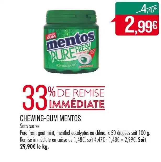 MENTOS CHEWING-GUM