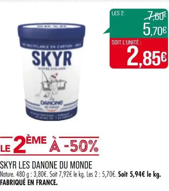 LES DANONE DU MONDE SKYR