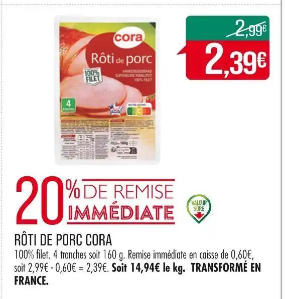 CORA RÔTI DE PORC