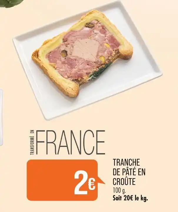 TRANCHE DE PÂTÉ EN CROÛTE