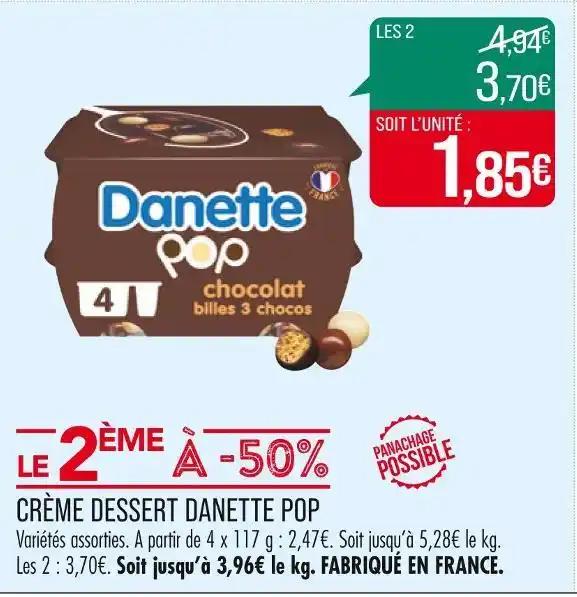 DANETTE CRÈME DESSERT POP