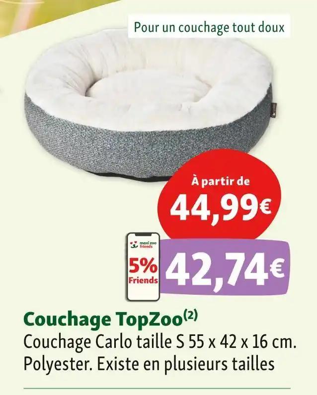 TopZoo Couchage