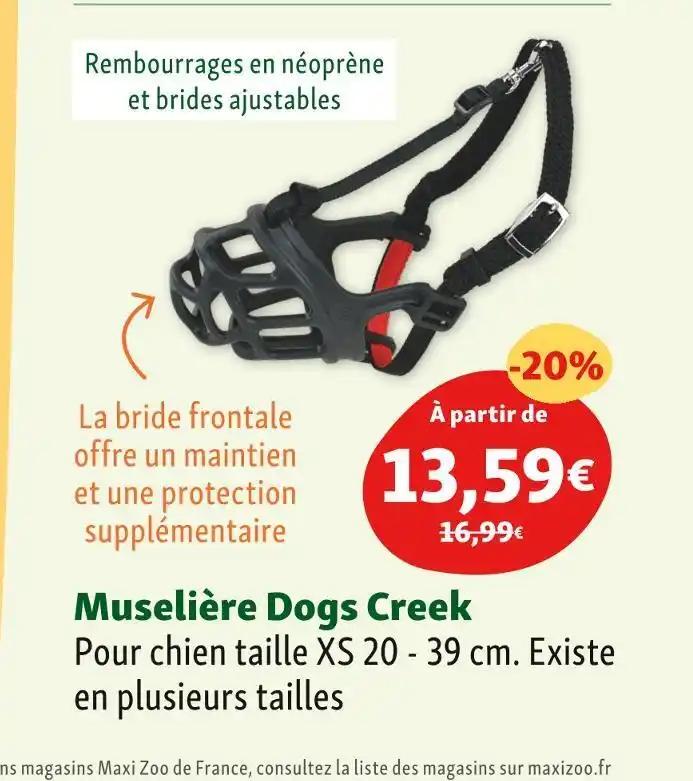 Dogs Creek Muselière