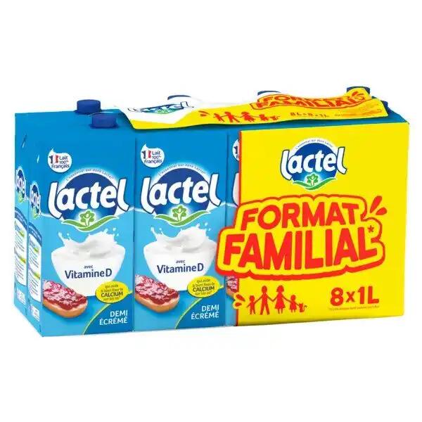 Lait Demi-Écrémé Lactel
