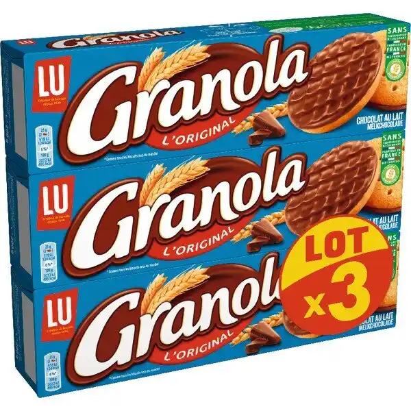 Biscuits Granola Chocolat Au Lait Lu
