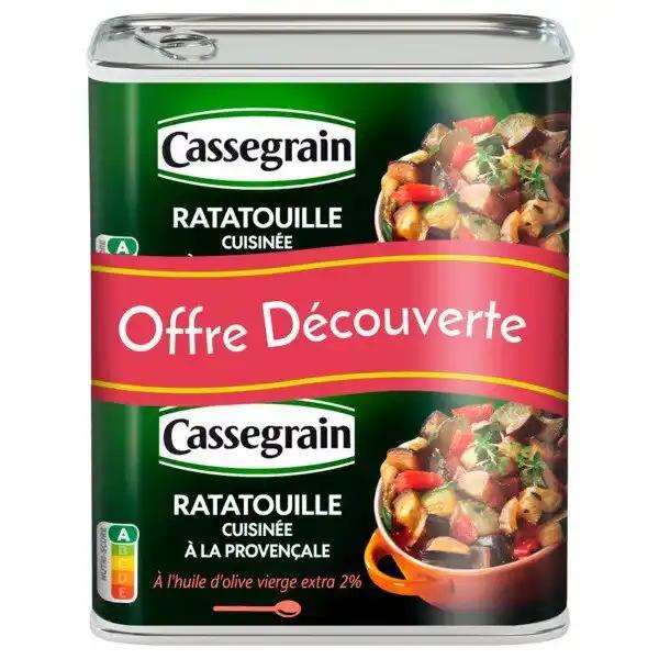 Ratatouille Cuisinée À La Provençale Huile D'olive Cassegrain