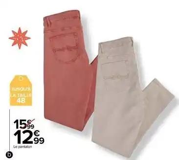 Pantalon femme