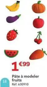 Pâte à modeler fruits