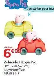 Véhicule peppa pig