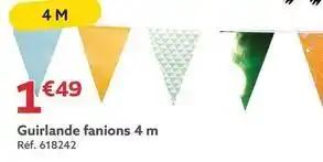 Guirlande fanions 4 m