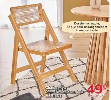 Chaise mya