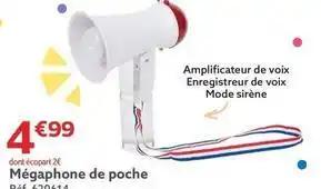 Mégaphone de poche