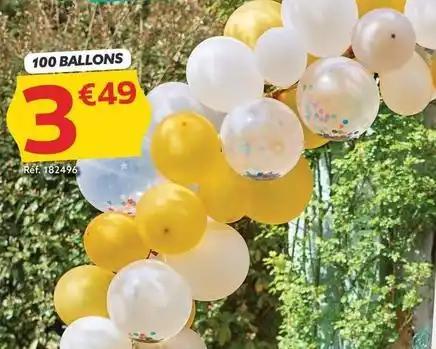 100 ballons