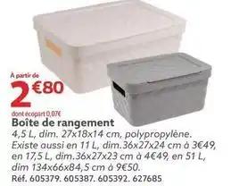 Boîte de rangement