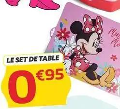 Le set de table
