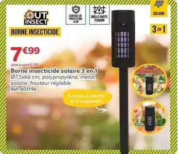 Out insect - borne insecticide solaire 3 en 1