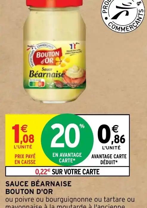 SAUCE BÉARNAISE BOUTON D'OR