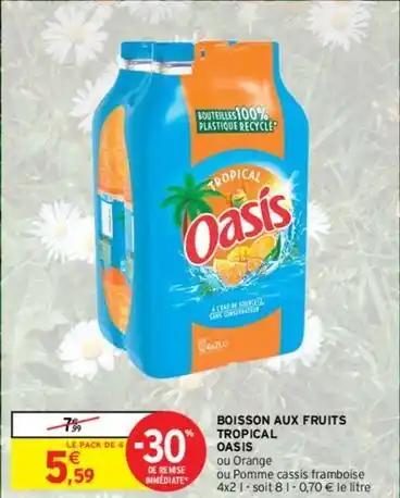Oasis - boisson aux fruits tropical