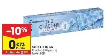 Sachet glaçons