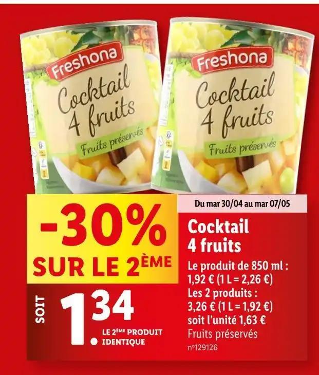 Freshona Cocktail 4 fruits