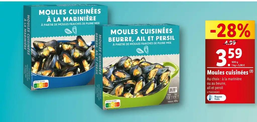 Moules cuisinées (2)