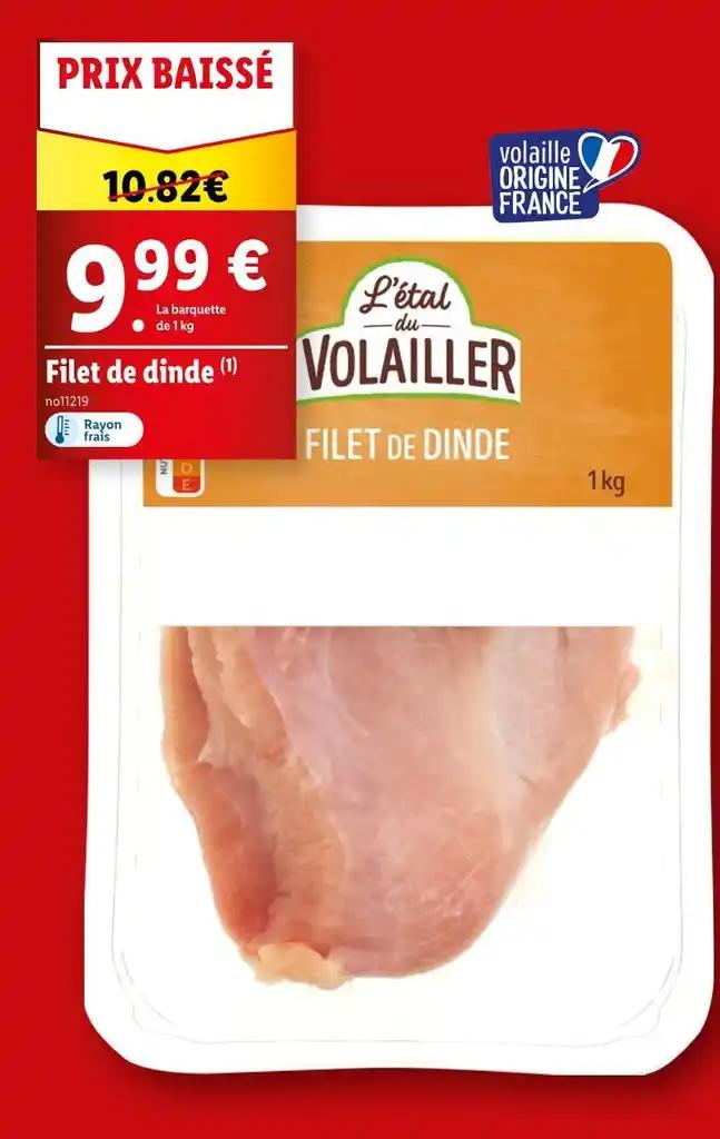 Filet de dinde