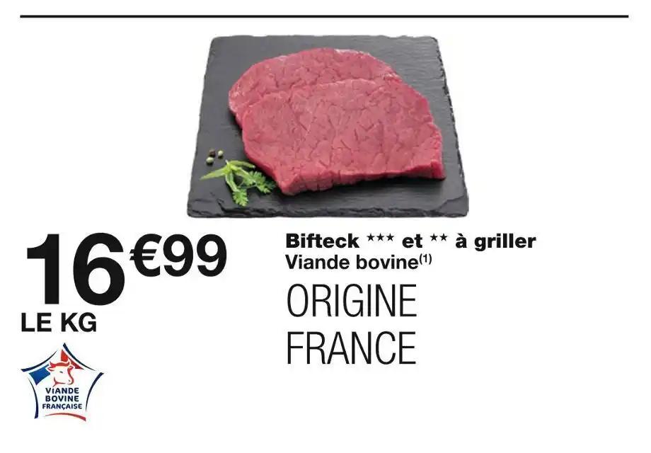 Bifteck et à griller