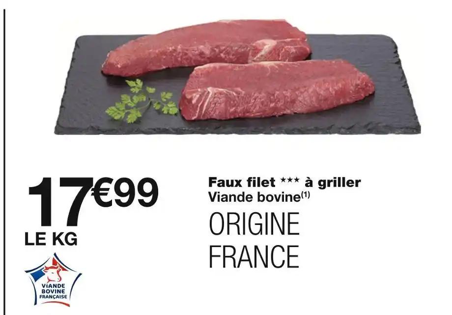 Faux filet à griller