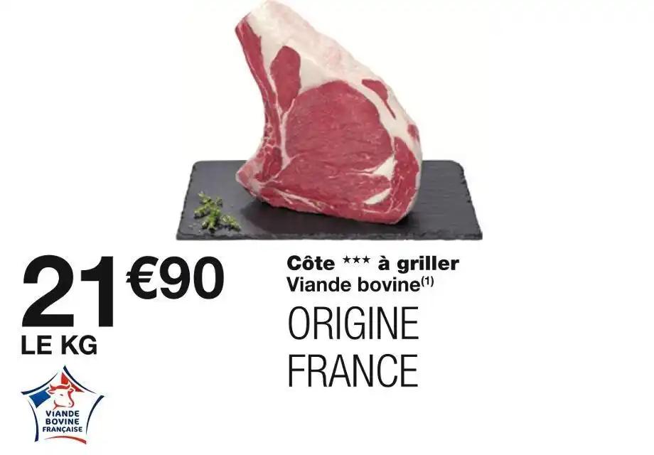 Côte à griller