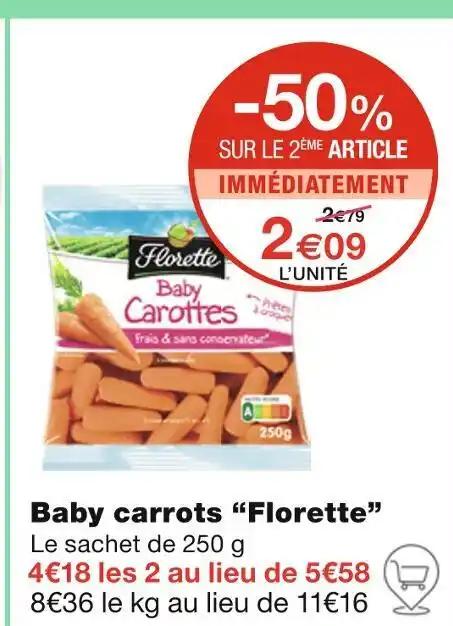 Florette Baby carrots