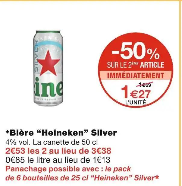 Heineken Bière Silver