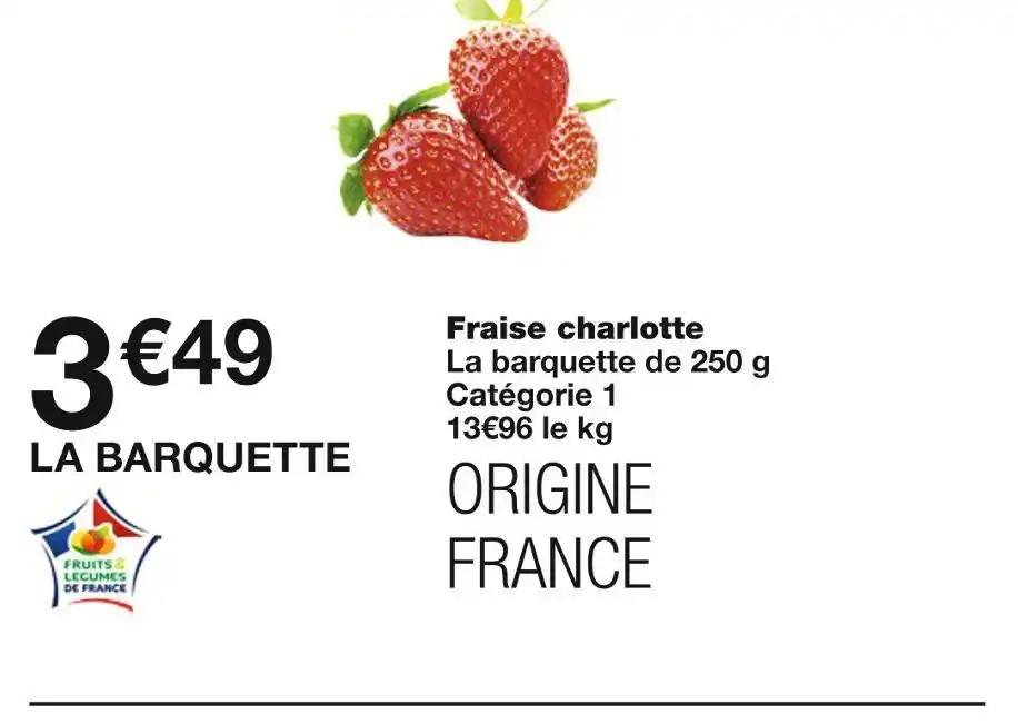 Fraise charlotte