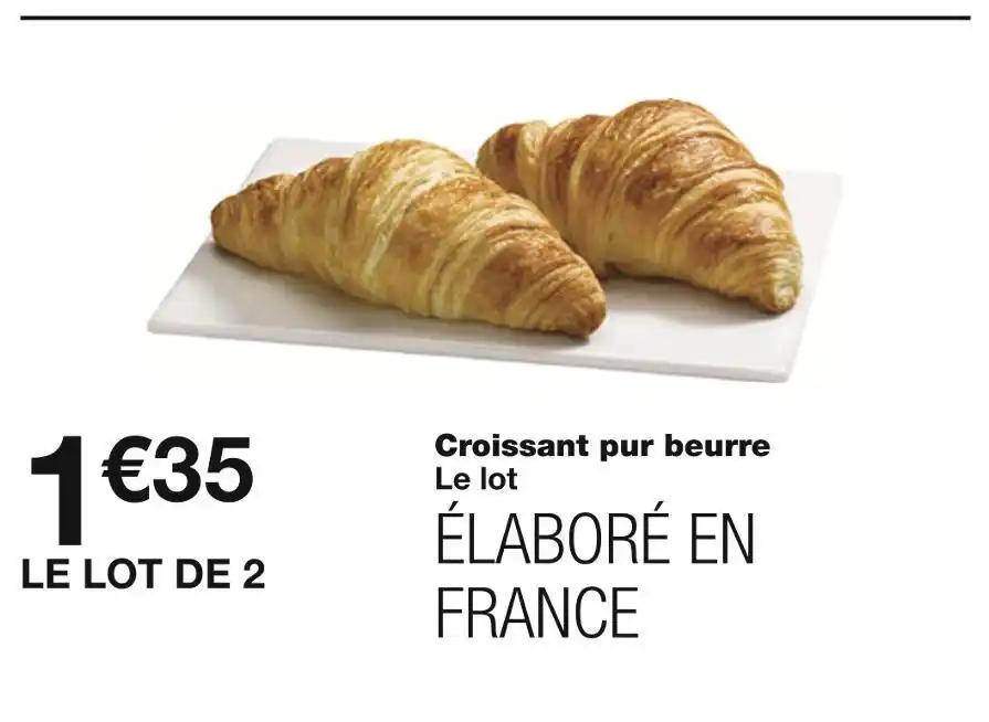 Croissant pur beurre