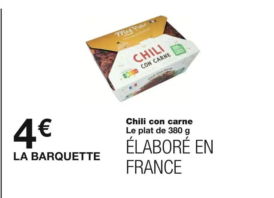 my pie Chili con carne