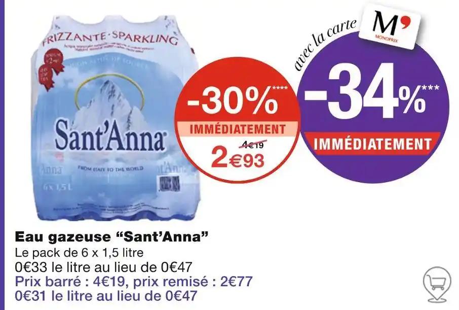 Sant’Anna Eau gazeuse