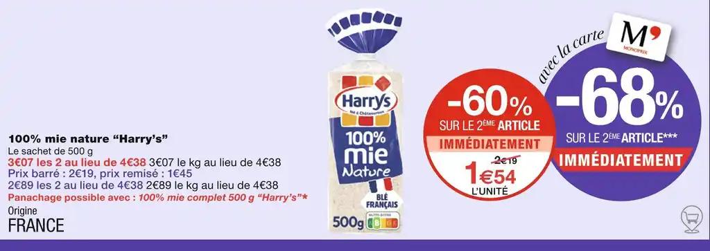 Harry’s 100% mie nature