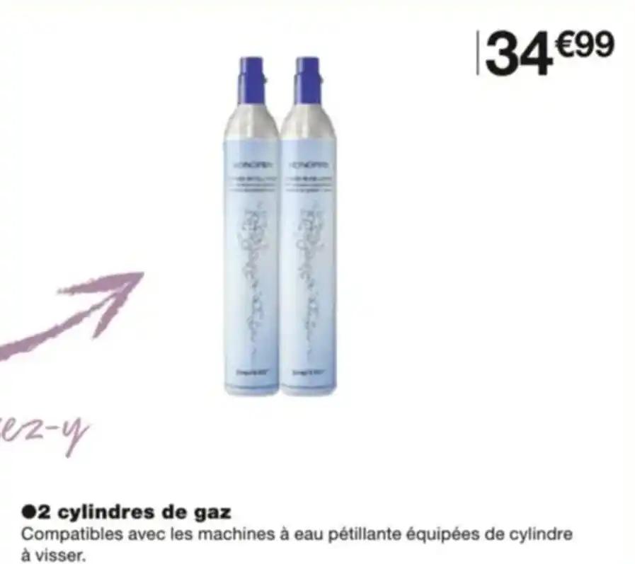 ●2 cylindres de gaz
