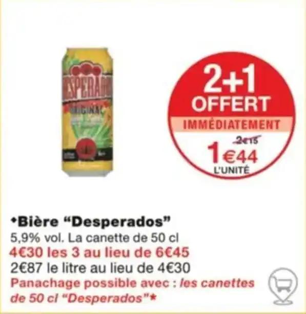 *Bière "Desperados"