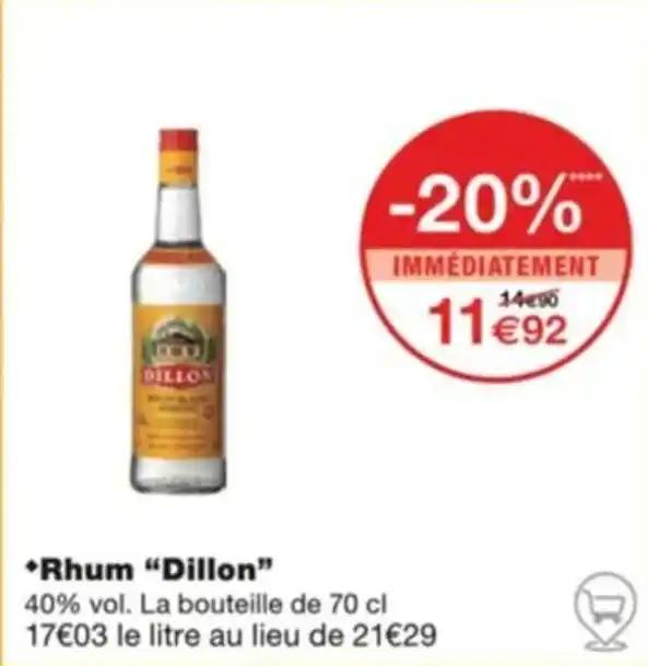 *Rhum “Dillon”