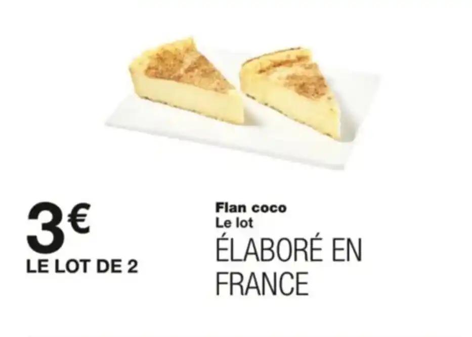 Flan coco Le lot