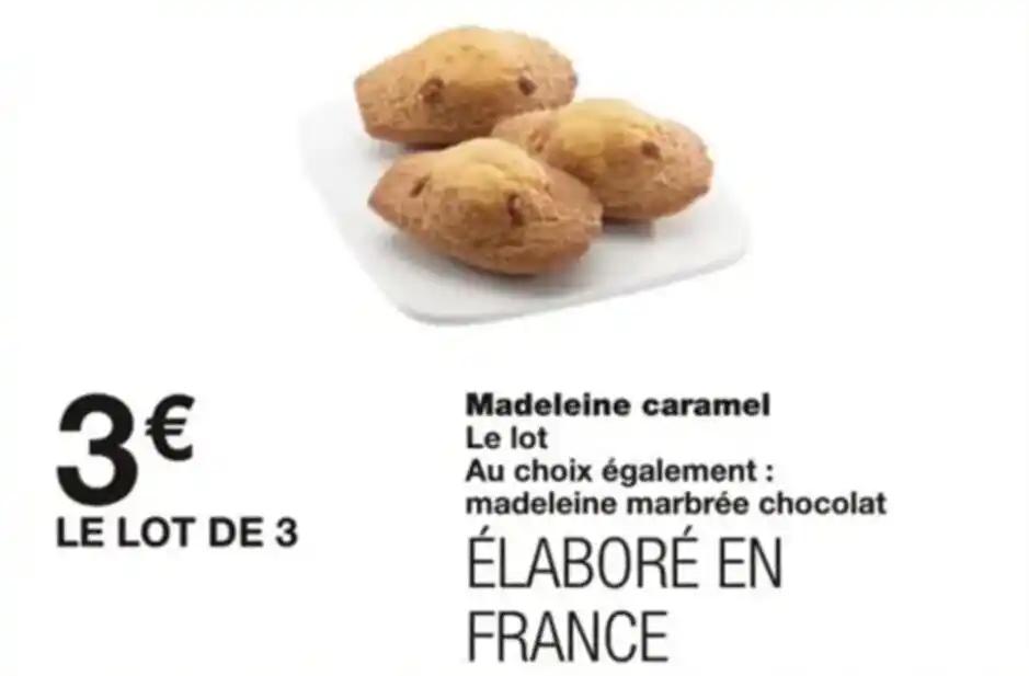 Madeleine caramel