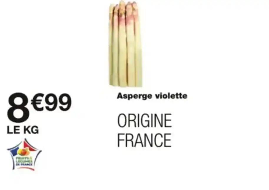 Asperge violette
