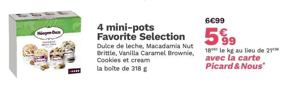 4 mini-pots Favorite Selection