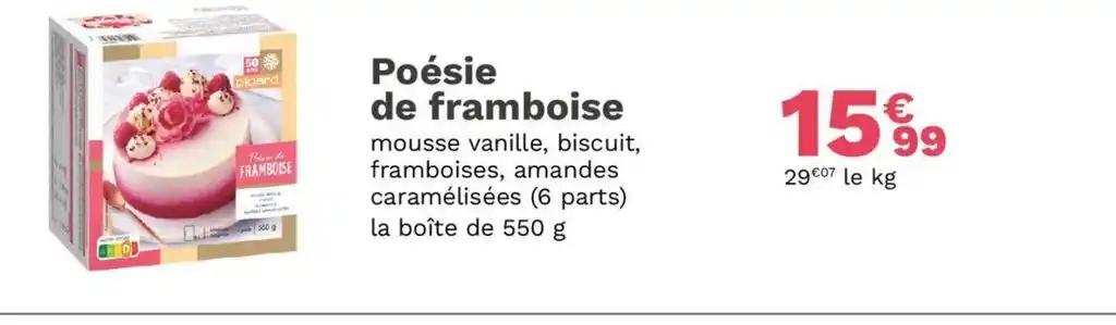 Poésie de framboise