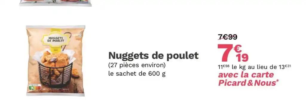 Nuggets de poulet