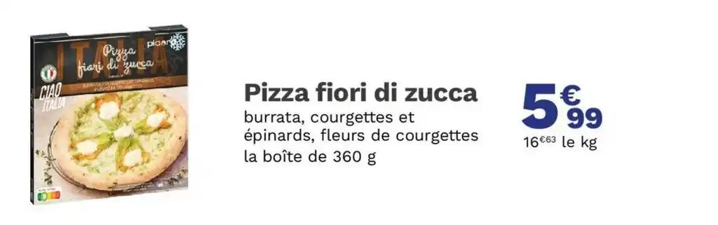 Pizza fiori di zucca