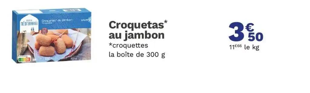 Croquetas au jambon