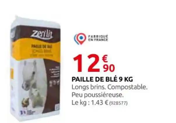 PAILLE DE BLÉ 9 KG