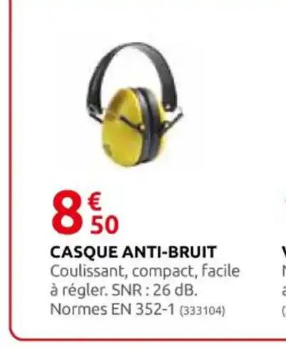 CASQUE ANTI-BRUIT